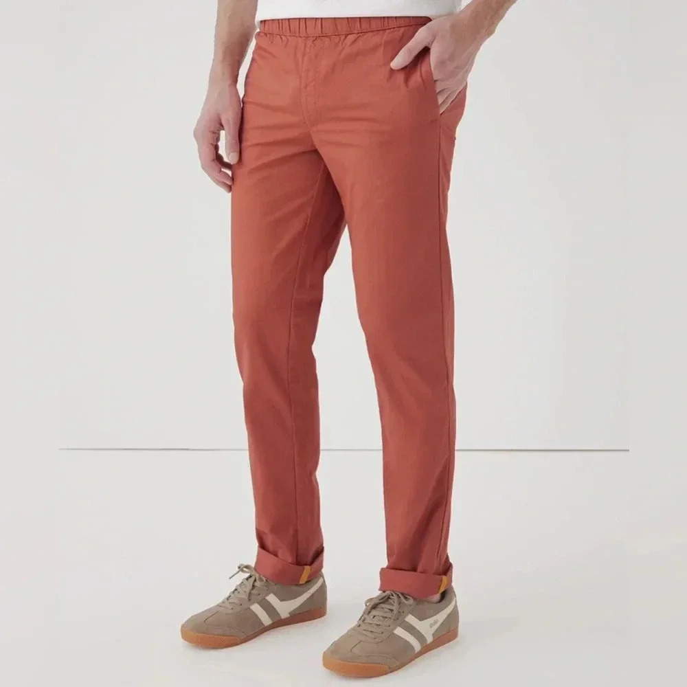 PACT Canvas Roll Up Pant in‎ Adobe Sz L